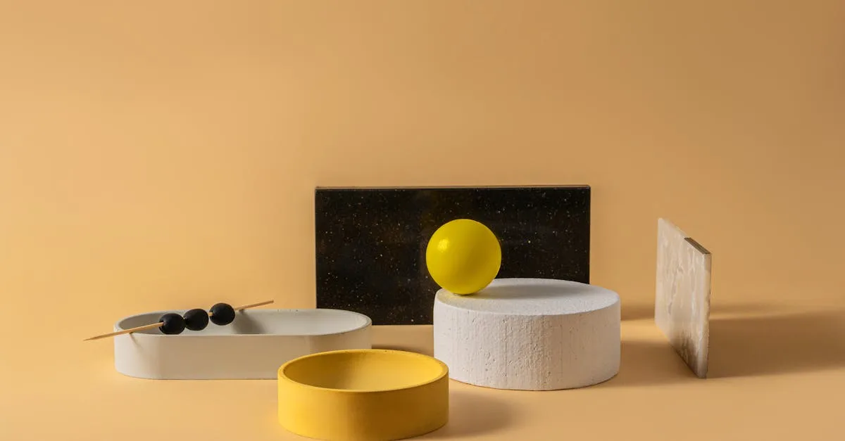 décoration naturelle et élégante avec des objets en résine minérale jesmonite pour un intérieur raffiné et moderne.